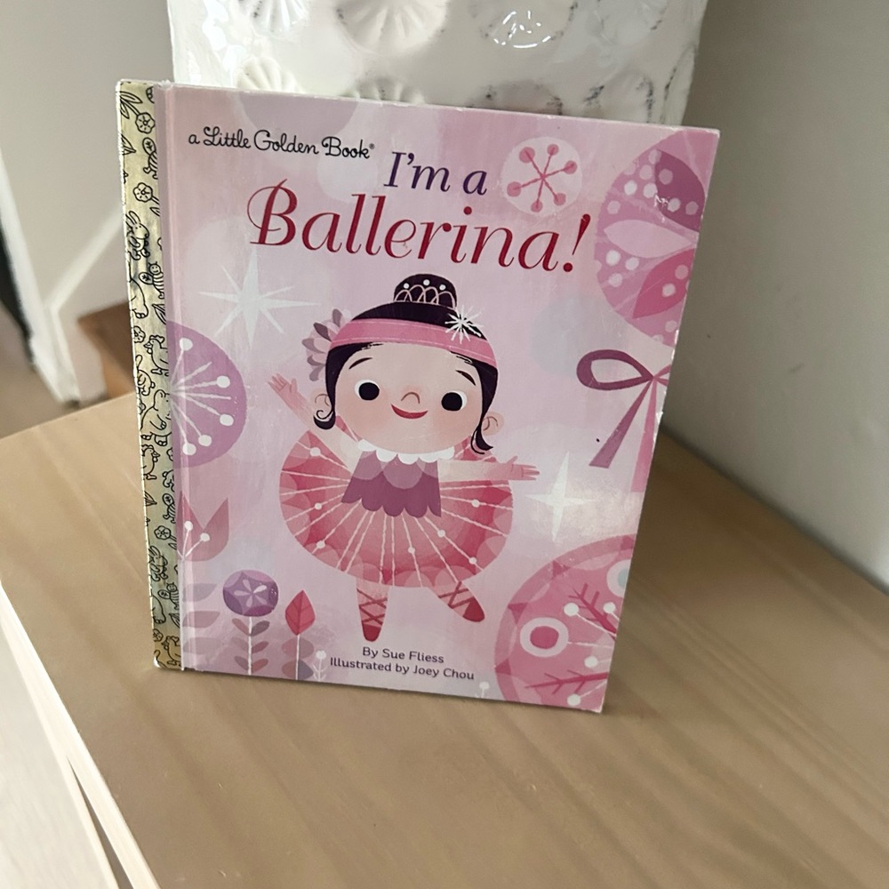 I'm a Ballerina! Little Golden Book 2015 Illustrated Children's Book
